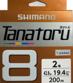 Плетеный шнур Shimano Tanatoru 8, 200м