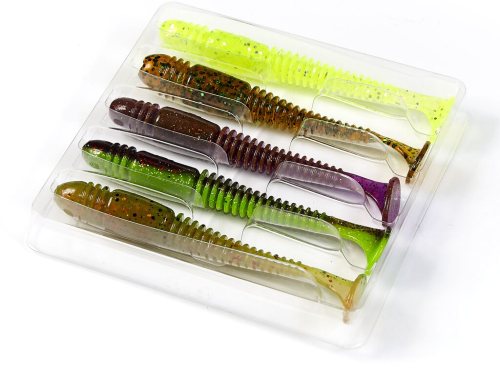 Виброхвосты LJ Pro Series Tioga 3,9" -MIX1 (5шт) -221
