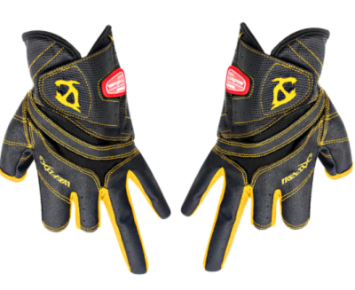 Перчатки Wefox WCX-4009 -2XL Black/yellow (4837)