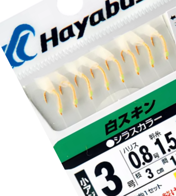 1,40м) (Сабики Hayabusa HS436 №3-0,8-1,5 (1,40м, отводной -3см), 8кр