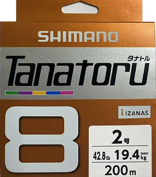 Плетеный шнур Shimano Tanatoru 8, 200м