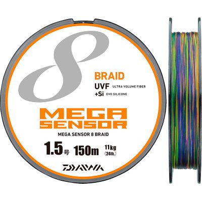 Плетёный шнур Daiwa UVF Mega Sensor x8 -0.6 Connected (6261)