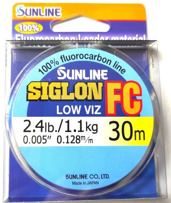 Флюрокарбон Sunline Siglon FC Clear 30м -0,330мм, 7,1кг (841)